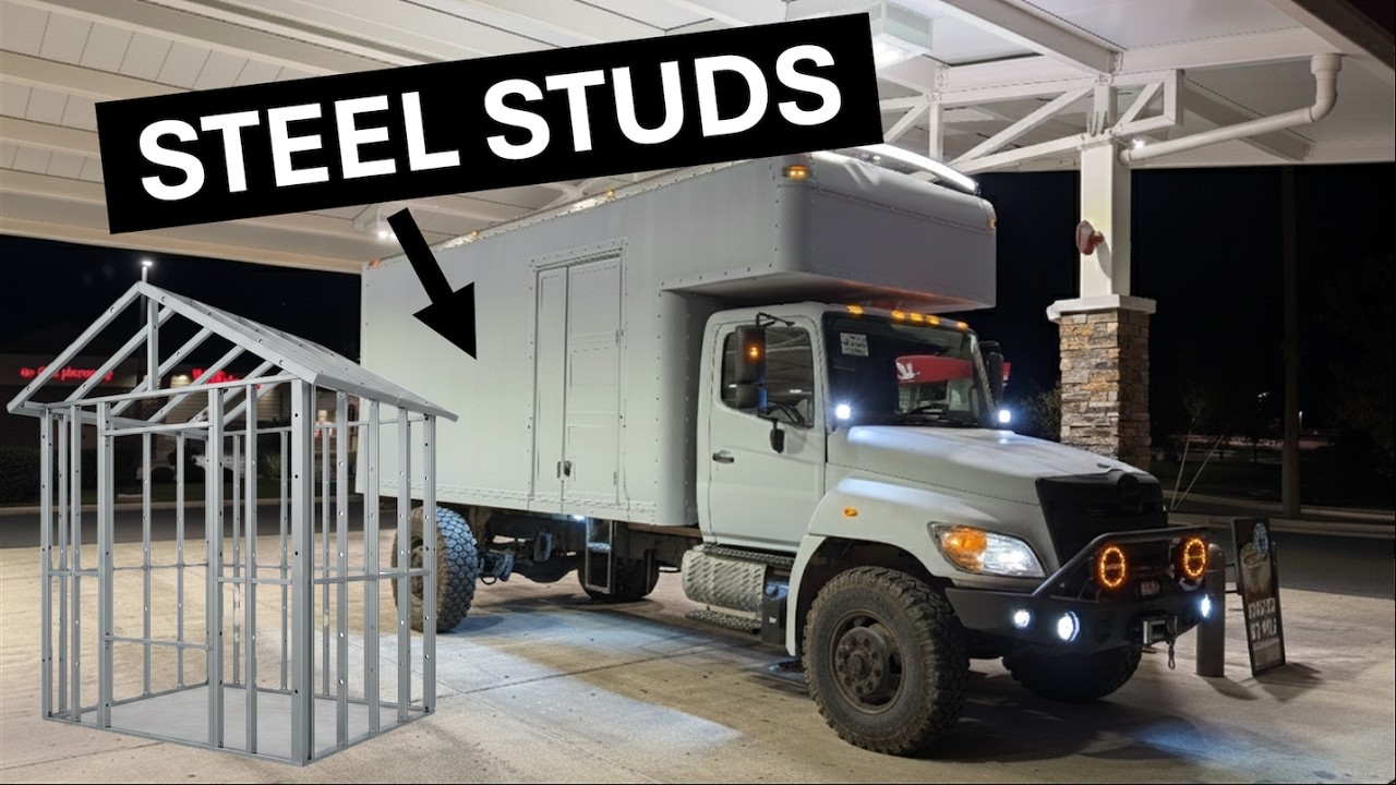 Ultra-Light Framing a 26,000lb Off-Grid RV - Tiny House Expedition Truck Build (Ep 2)