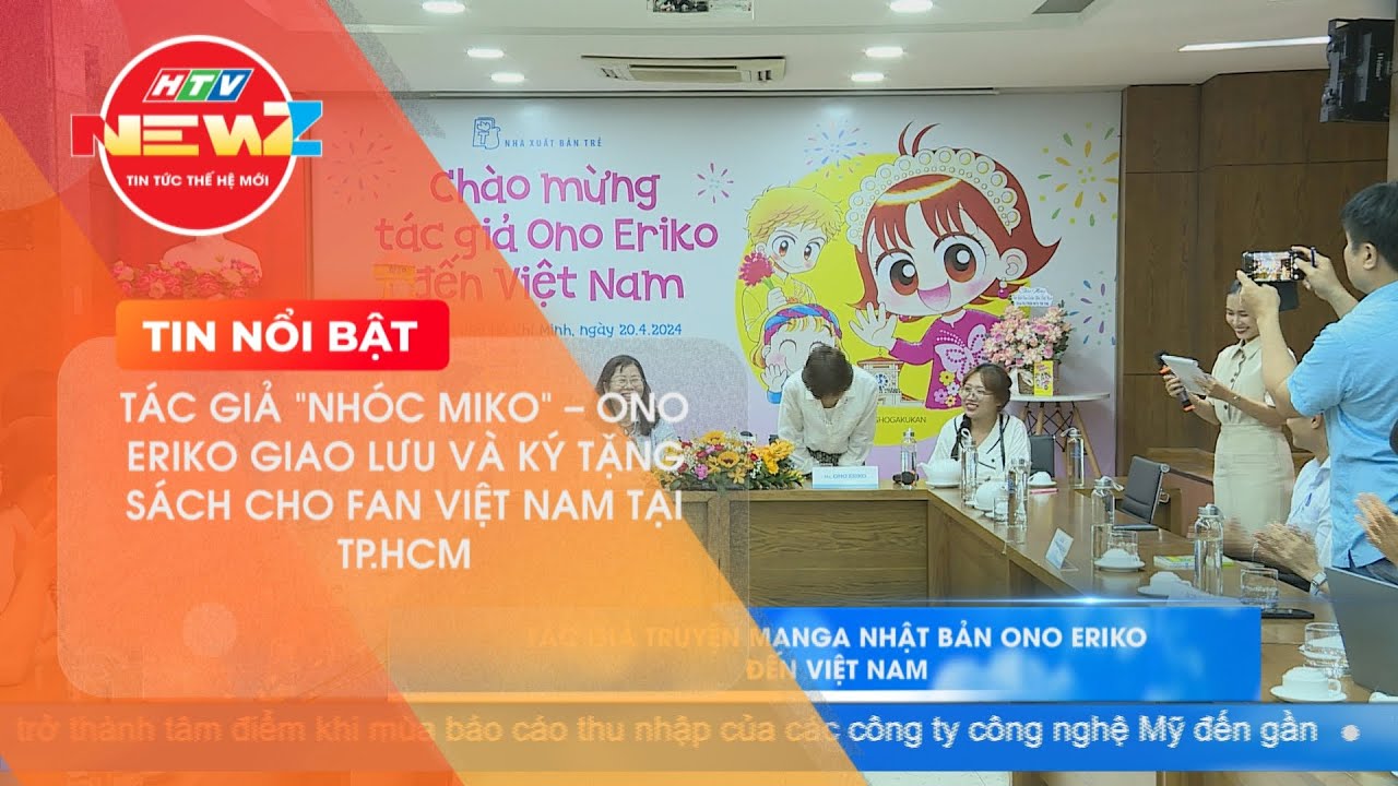 T&Aacute;C GIẢ TRUYỆN MANGA NHẬT BẢN ONO ERIKO GIAO LƯU V&Agrave; K&Yacute; TẶNG S&Aacute;CH TẠI VIỆT NAM