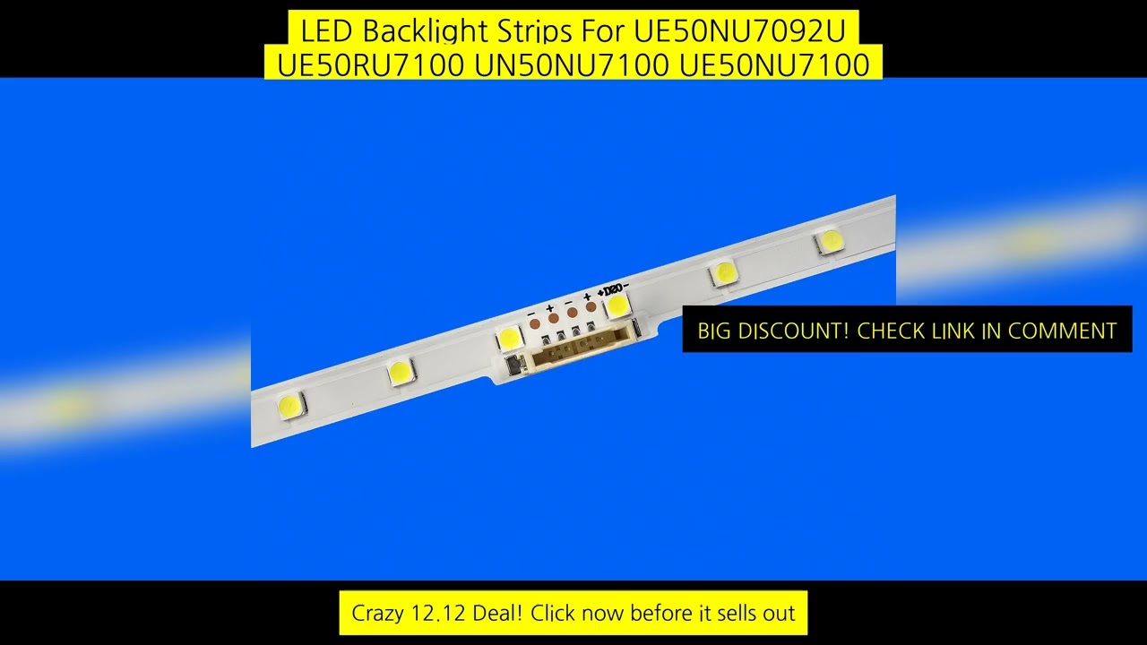 Led Backlight Strips For Ue50Nu7092U Ue50Ru7100 Un50Nu7100 Ue50Nu7100