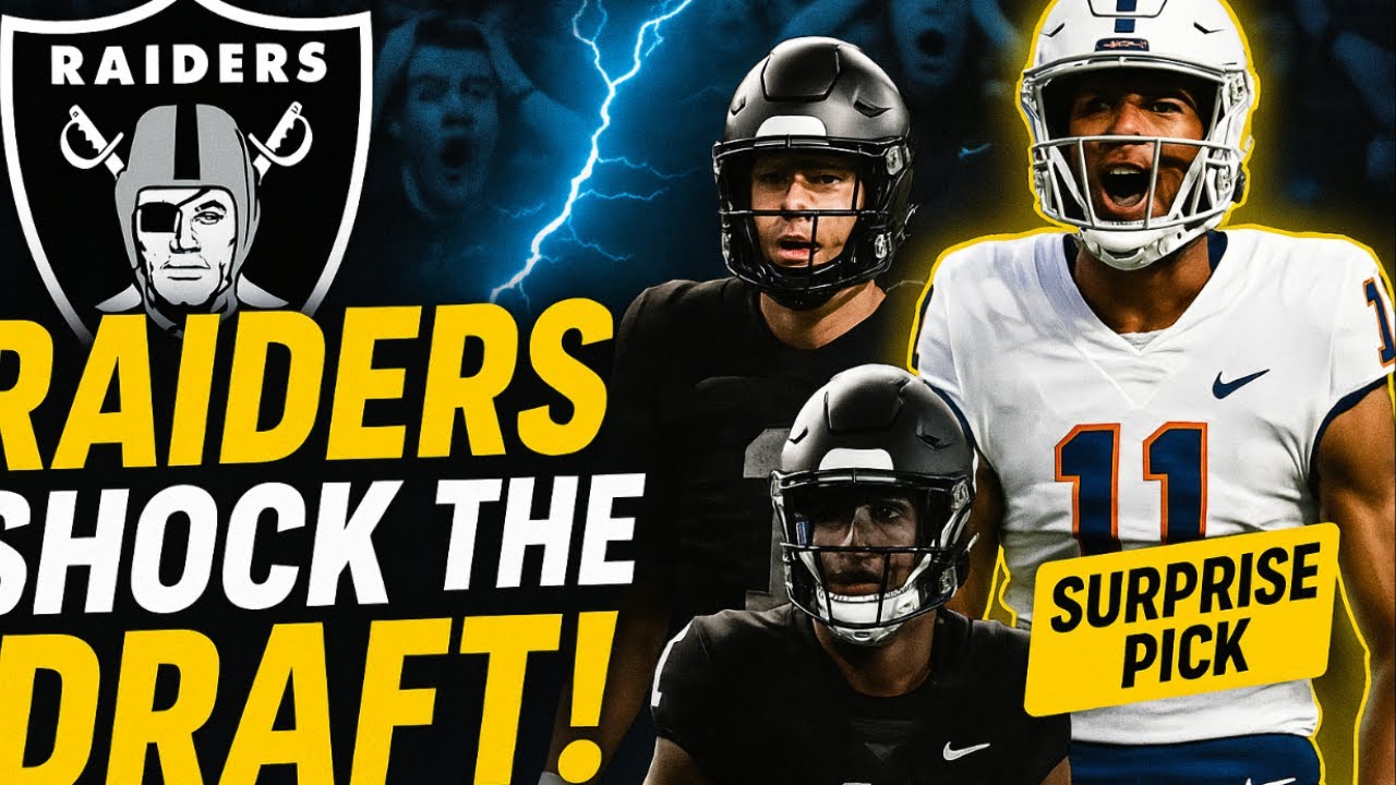 Raiders SHOCK the 2025 NFL Draft with Bold Moves!
