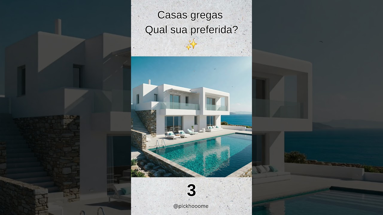 casa grega pra todos os gostos. qual &eacute; o seu? #casagrega #house #arquitetura #reforma #casa #decor