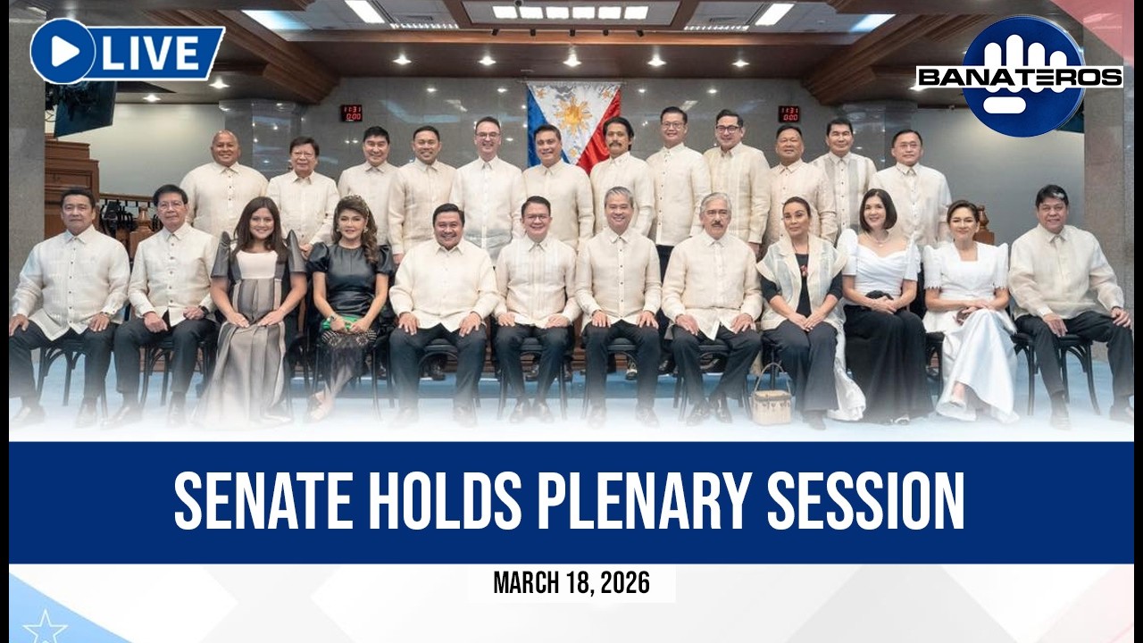 LIVE: Senate holds Plenary Session | March 18, 2026