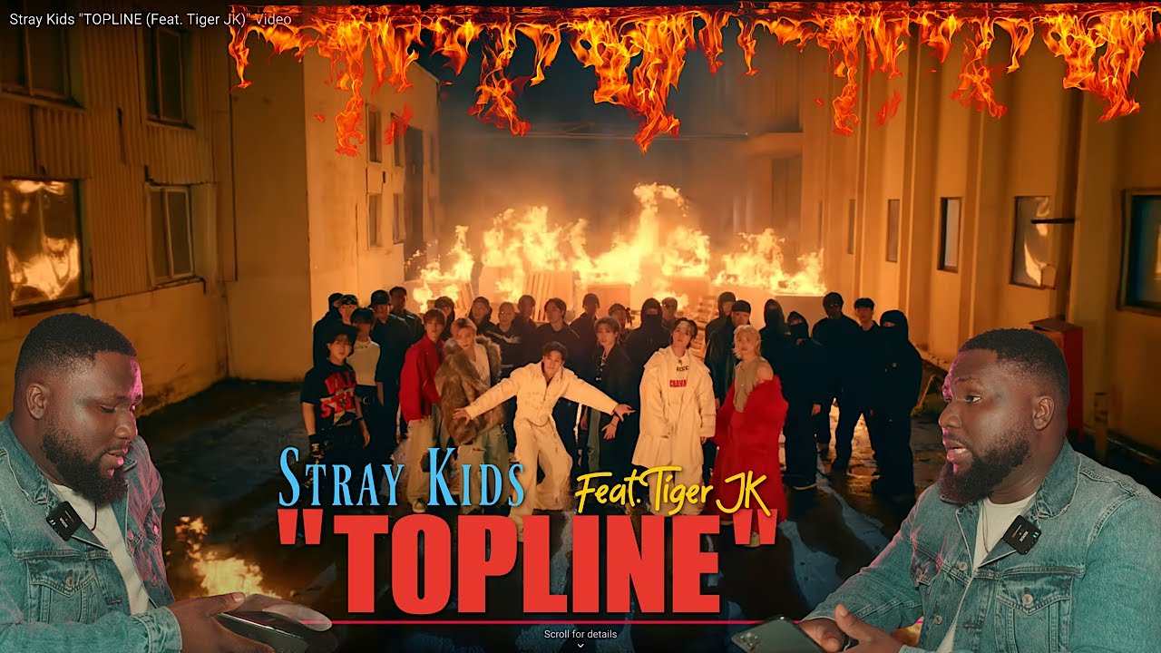 Реакция на песню Stray Kids «TOPLINE (при участии Tiger JK)»