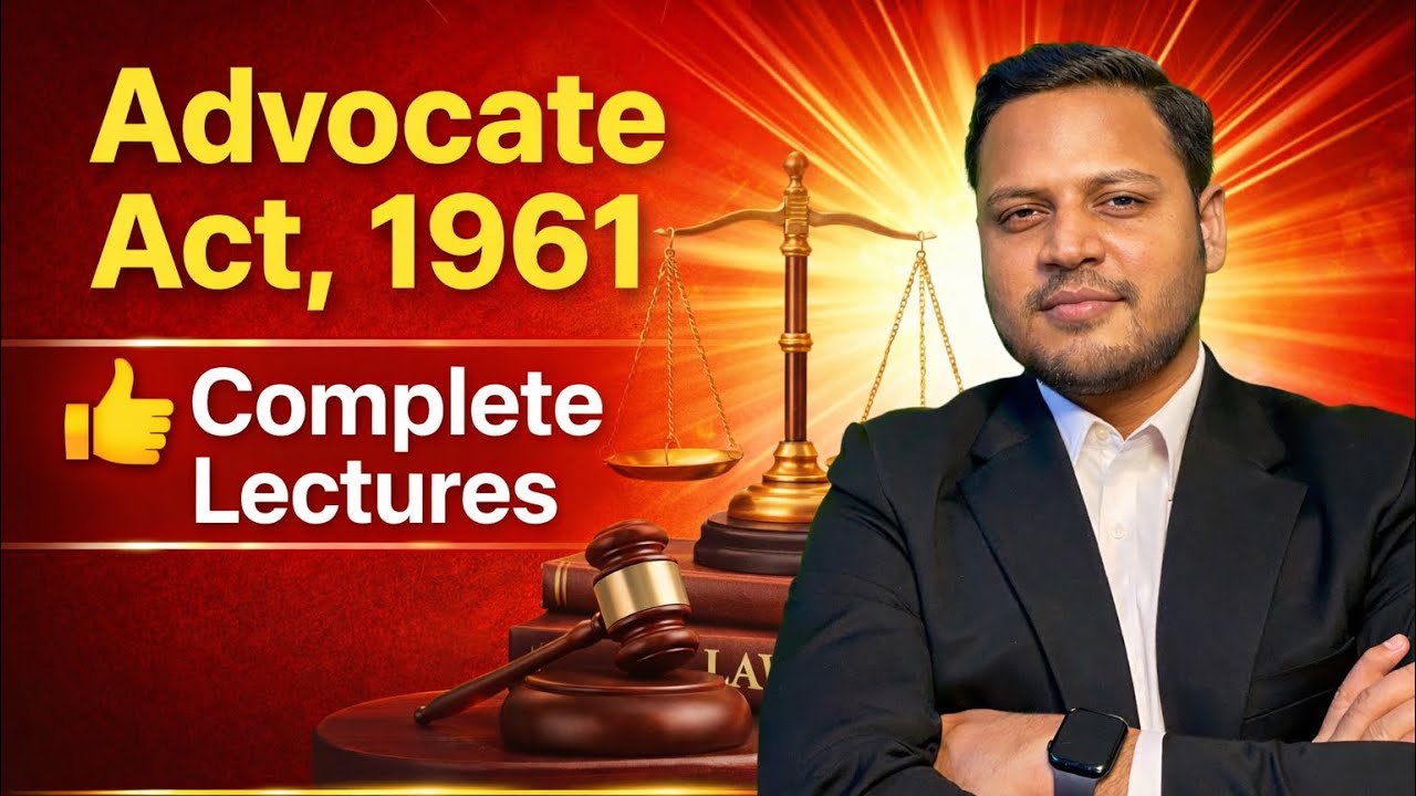 Advocates Act, 1961 – Explained in Simple Terms | Law Students & Judiciary Exam Prep
