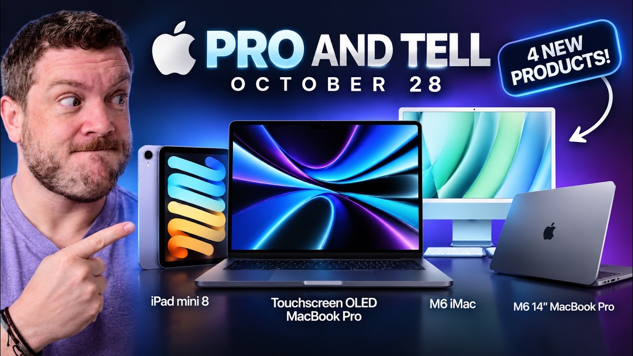 Мероприятие Apple &laquo;Pro & Tell&raquo; 28 октября: нас ждут 4 ОГРОМНЫЕ новинки!