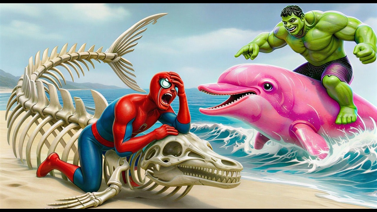 🐬🕷️ SPIDERMAN Wins The Magic Legendary Dolphin Racing Championship – Epic Racing Challenge