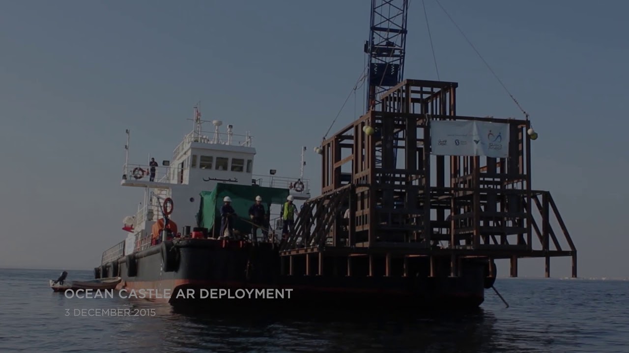 Oman's Majees Artificial Reef - 2 year timelapse project video