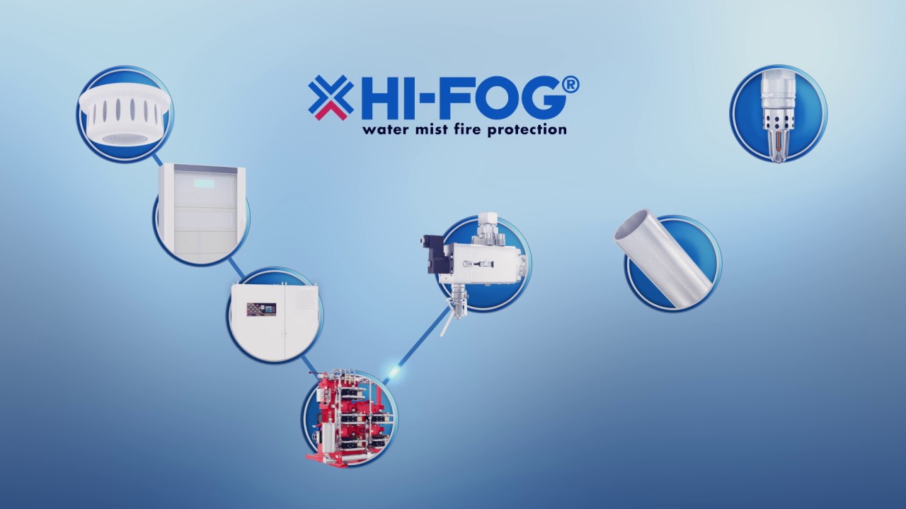 Marioff HI-FOG Data center animation