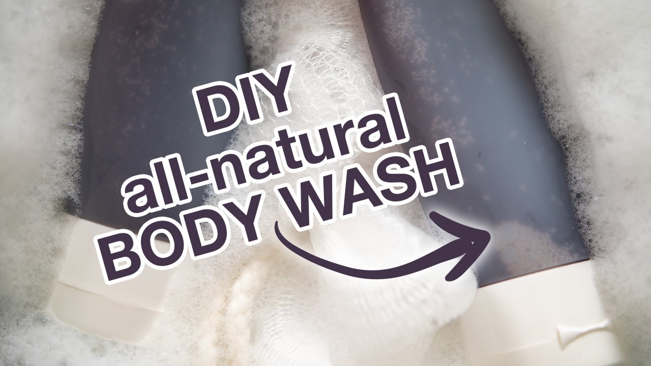 I made ALL-NATURAL Body Wash | No gums or Crothix!