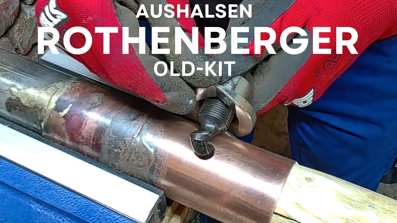 aushalsen und hartlöten von Kupferohr 54x2mm