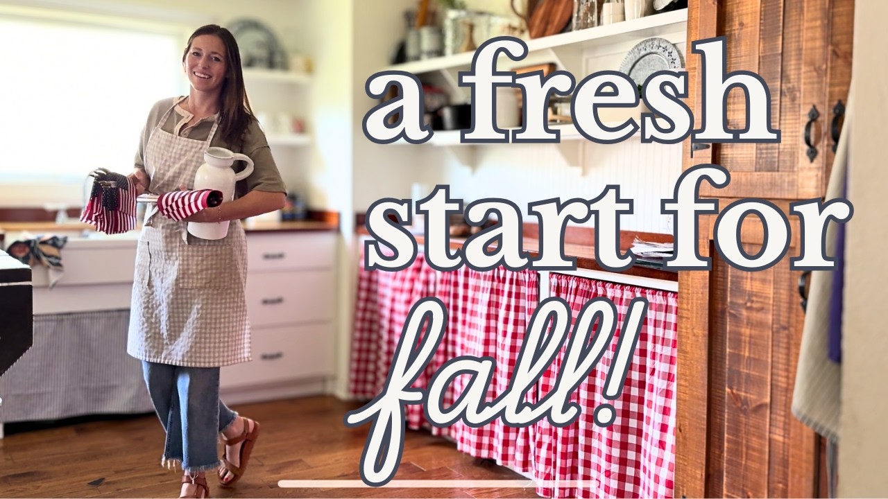Reset for fall with me! Homemaking day in our old farmhouse