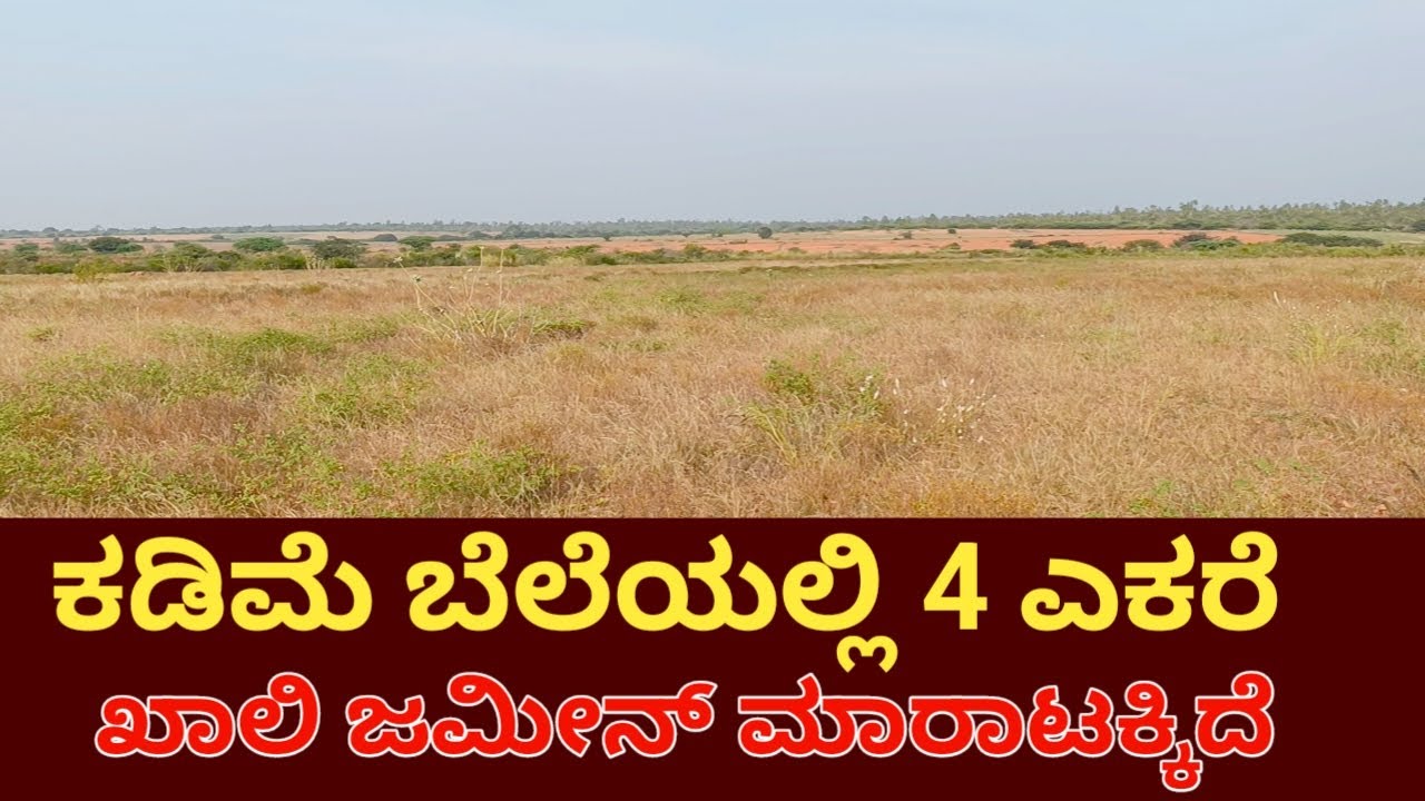 One acre 6 lakh 50 Thousand |general property| near Challakere Chitradurga District video number 118