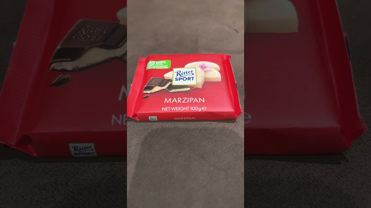 Ritter SPORT MARZIPAN 🍫#rittersport #chocolate #sweet