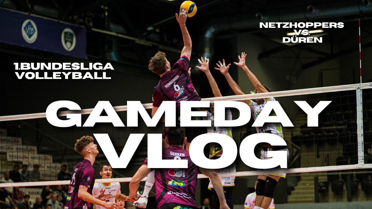 1.BUNDESLIGA VOLLEYBALL!! ERSTER SPIELTAG DER SAISON!! | VLOG 39