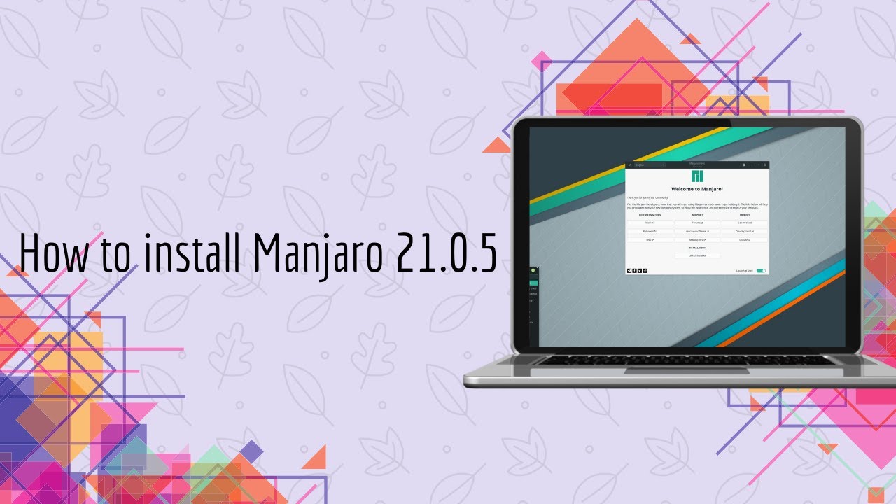 How to install Manjaro Linux 21.0.5 (Plasma)
