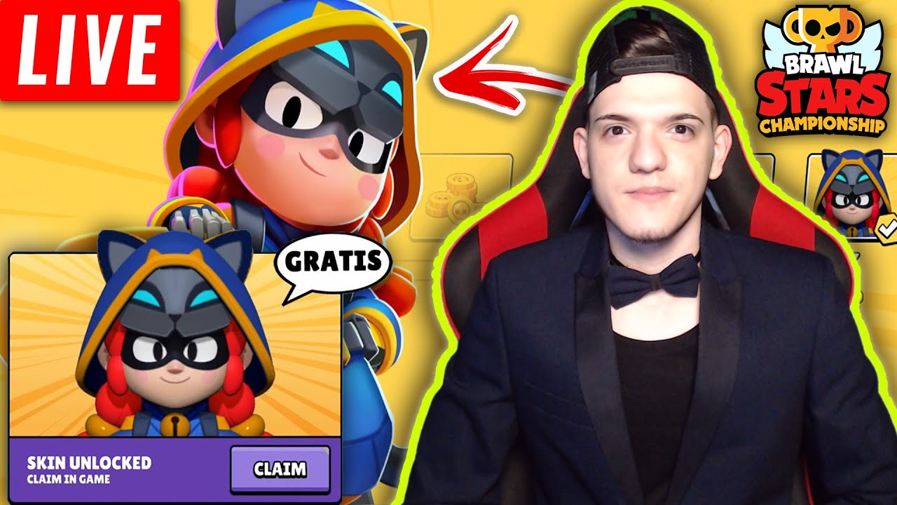 🔴[LIVE] REACTIONAM si LUAM SKIN GRATIS la FINALA MONDIALA! Brawl Stars