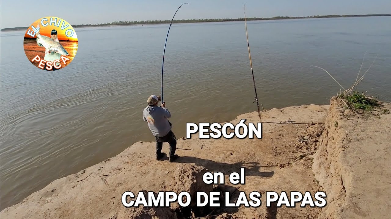 HERMOSA PESCA EN EL CAMPO DE PAPAS! PATISASO, BAGRES, DORADOS!! MONCHOLOS ASADOS...