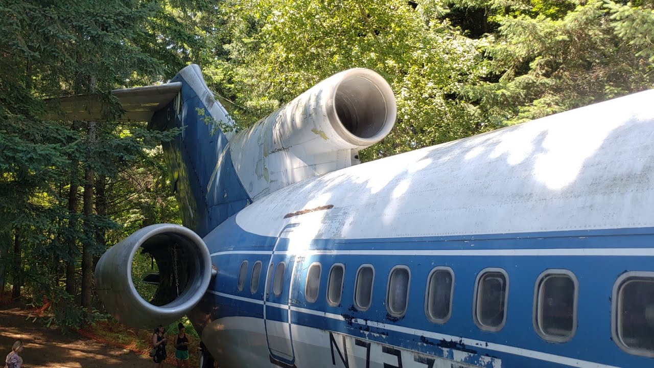 Boeing 727 Aircraft deep in the Oregon Woods