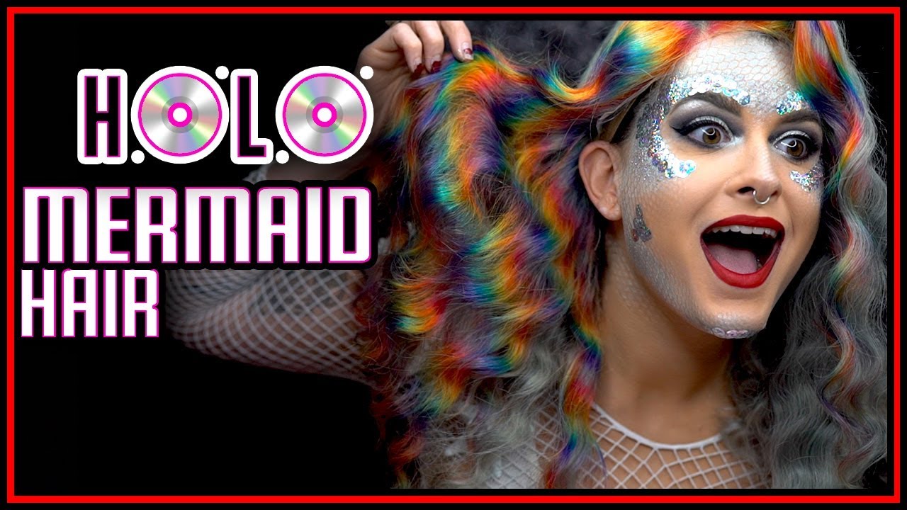 HOLOGRAHIC MERMAID HAIR COLOR (WIG GIVEAWAY!)