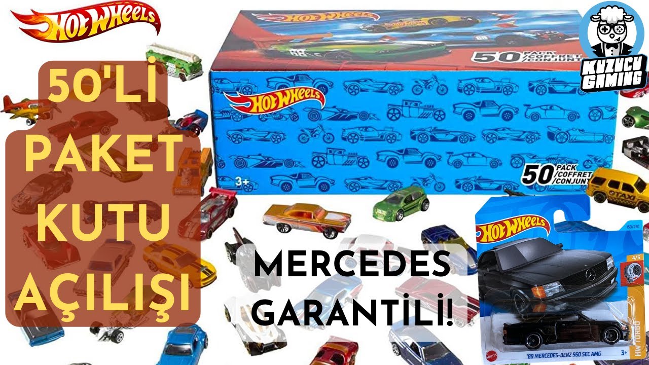Hot Wheels Haziran 2023 50'li Paket Kutu Açılışı - Bu paketten MERCEDES çıkması GARANTİ!