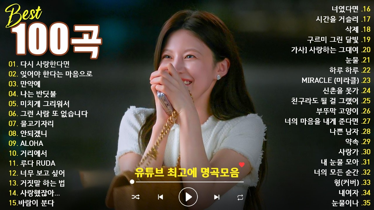 듣기만 해도 설레는 1990~2026년 발라드모음 우리가 사랑했던 추억노래 🌹 소울스타,원티드,민경훈,문명진,루다,이승기,더씨야,에일리, 다비치, 양파,김범수,숙희,이소라