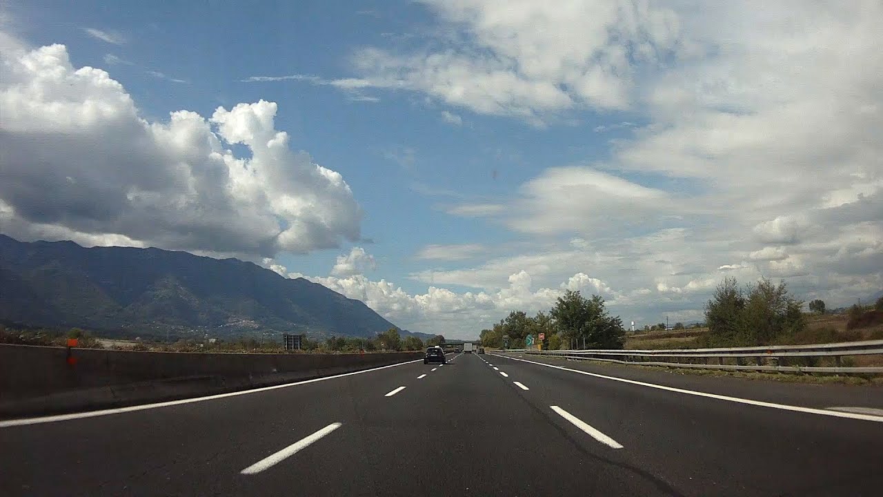 Italy: A1 Cassino - Roma (Autostrada del Sole)