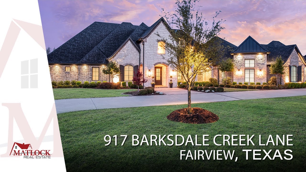 917 Barksdale Creek Lane, Fairview, Texas - Exquisite Custom Estate in Fairview, Texas - Shot in 4K!