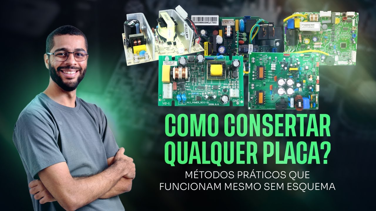 COMO CONSERTAR QUALQUER PLACA ELETRÔNICA? SEMANA DA ELETRONICA APLICADA #1