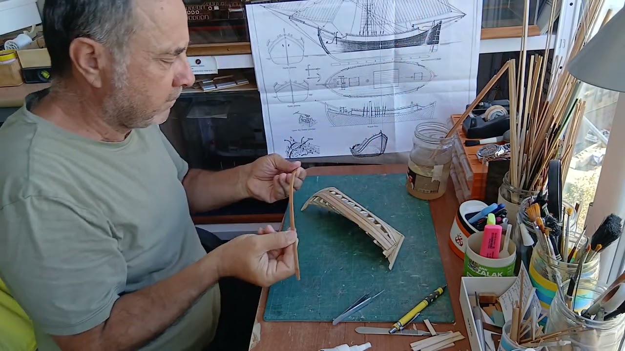 Evde model gemi yapımı. Yelkenli Çektirme-5 #gemi #ahşap gemi #modelboat #gemimodeli #yelkenli