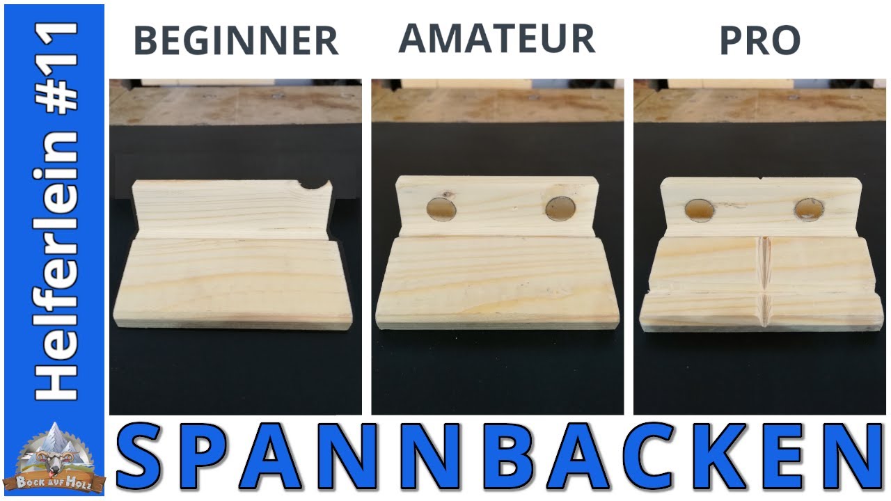 3 Varianten - f&uuml;r JEDEN ist eine Spannbacke dabei!