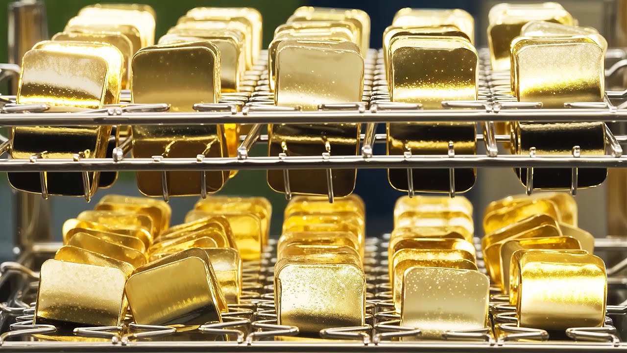 Amazing Process of Gold Mining and Casting of Gold and Silver Bars