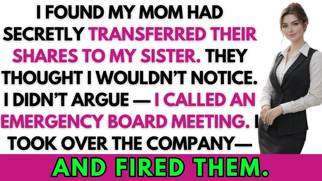 I Found Out My Mom Gave Their Shares To My Sister—So I Took Over The Company And Fired Them…