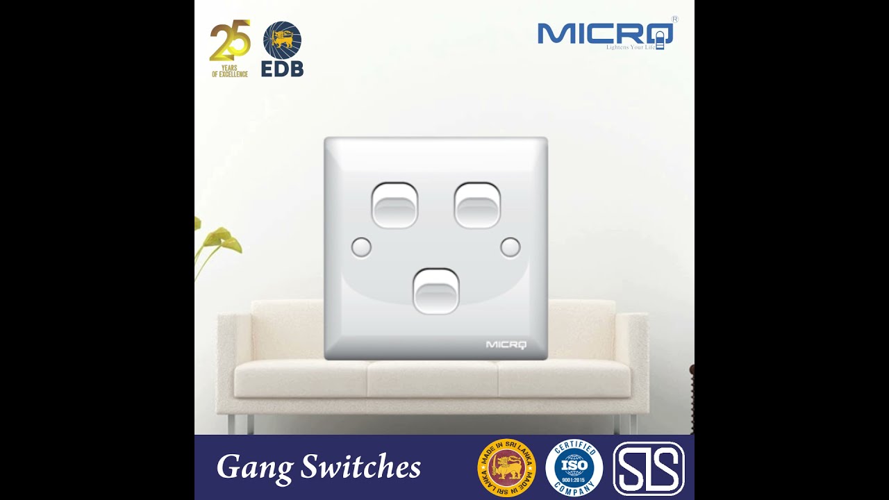 The Best Gang Switches Sri Lanka - Micro Electric International (Pvt) Ltd