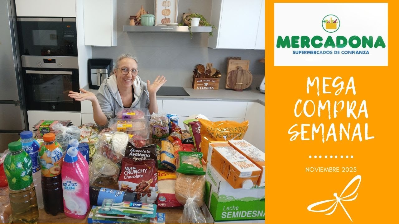 MEGA Compra semanal MERCADONA🛒🛍️