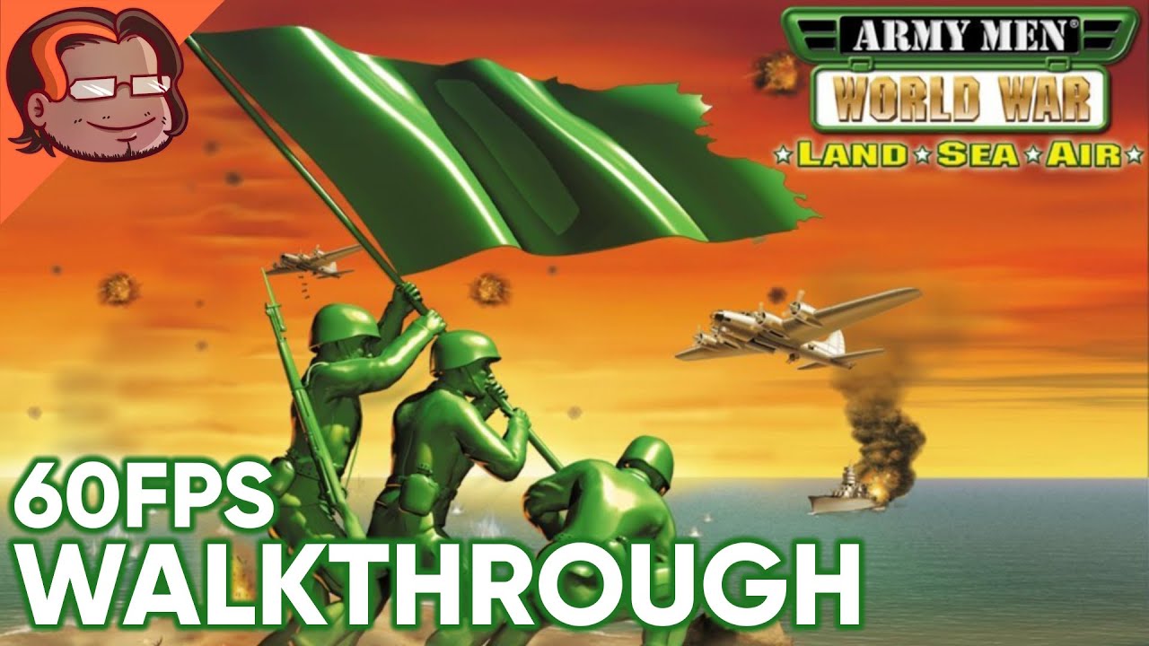 Army Men: World War - Land, Sea, Air PS1 Widescreen Walkthrough