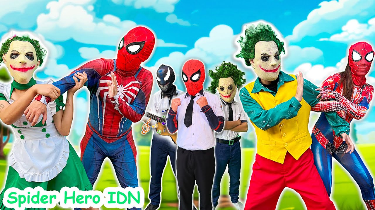 Joker Girl and Spider-Girl’s Souls Got Switched! 😱 Prank Spider-man+ Lainnya