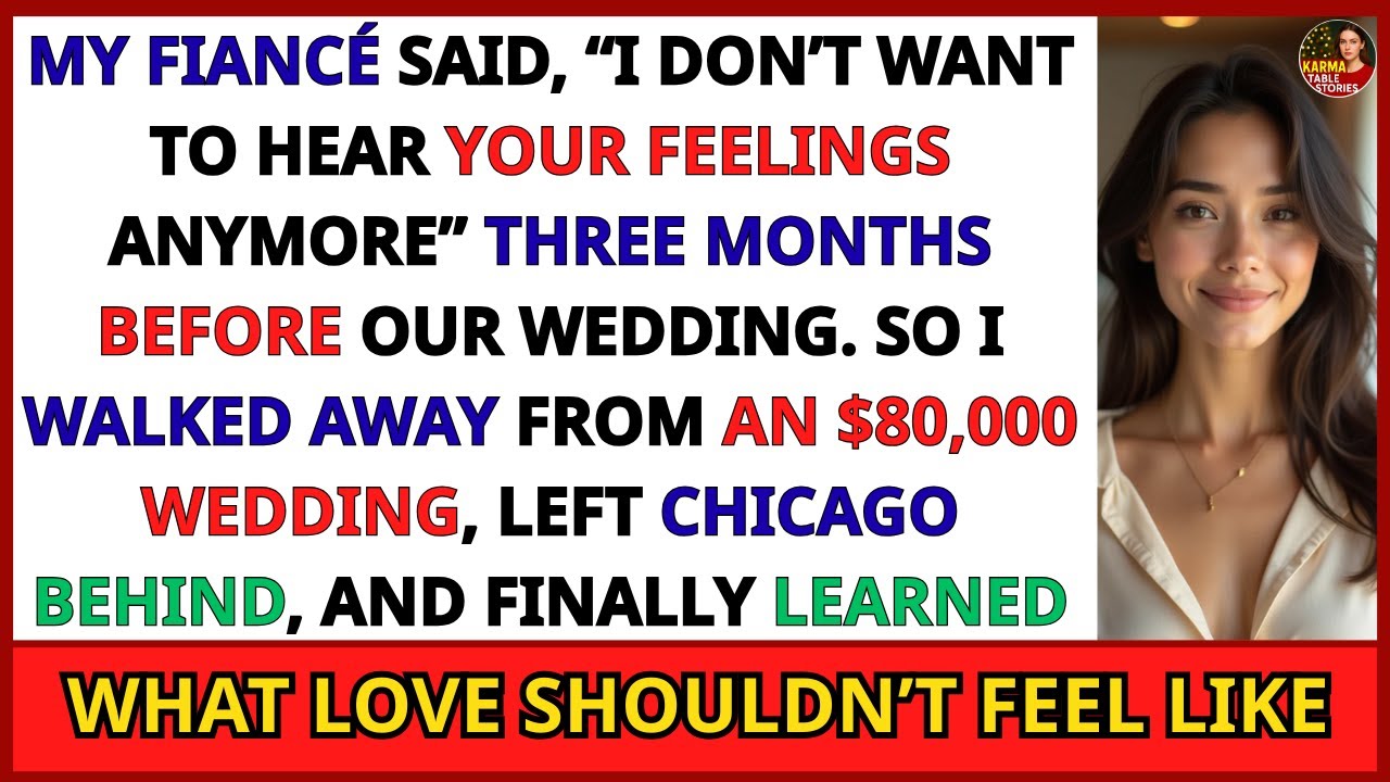 Before My Wedding, My  Fiancé said:  “I don’t want to hear about your feelings again