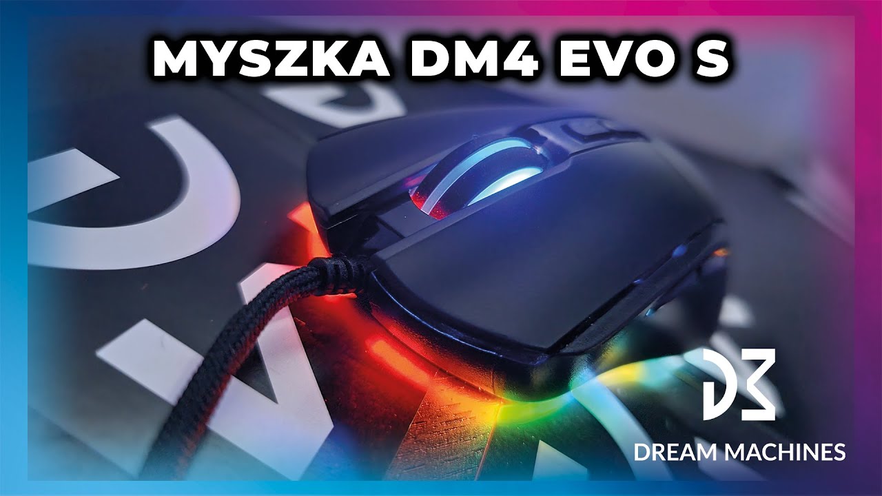 Dream Machines DM4 Evo S - Myszka dla graczy | Gaming Mouse