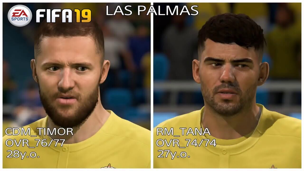 FIFA19 NEW REAL FACE LIST PART 1
