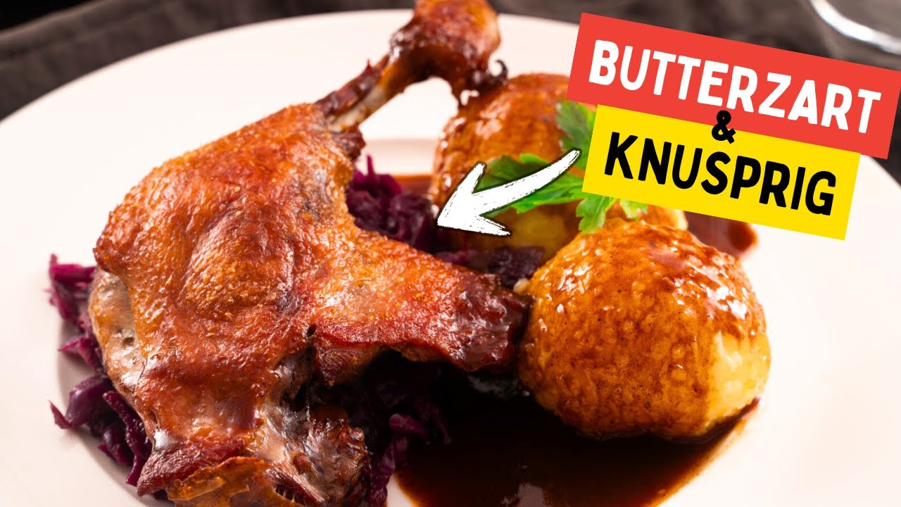 Das beste Entenkeulen Rezept für Weihnachten (stressfrei!)