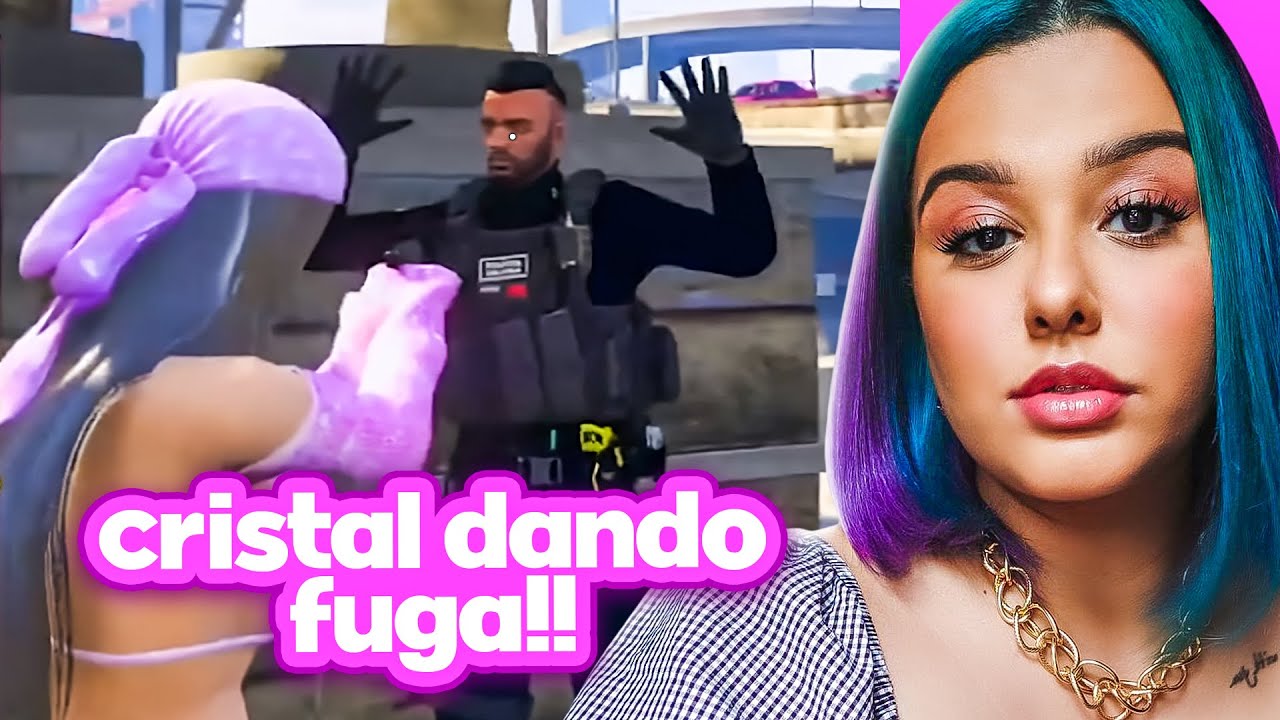 PEQUENAEVA REAGINDO: CRISTAL (FUNBABE) DANDO FUGA NA POLICIA, HELLS ANGELS  | Cortes da PequenaEva
