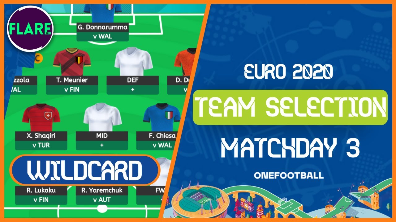 EURO FANTASY MATCHDAY 3 TEAM SELECTION | Wildcard Active! | Euro Fantasy Tips and Tricks 2020/21