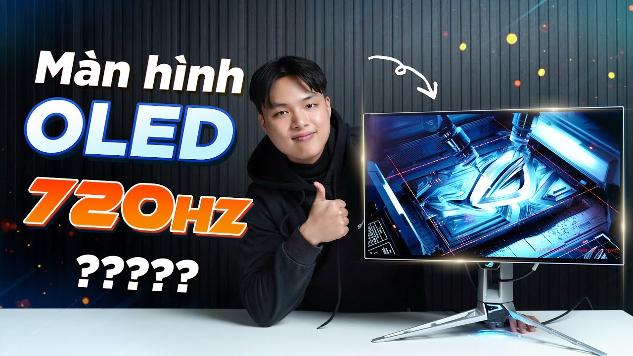 Màn Hình 720hz Có Thực Sự Nhanh?! - Review Chi Tiết ASUS ROG Swift OLED PG27AQWP-W