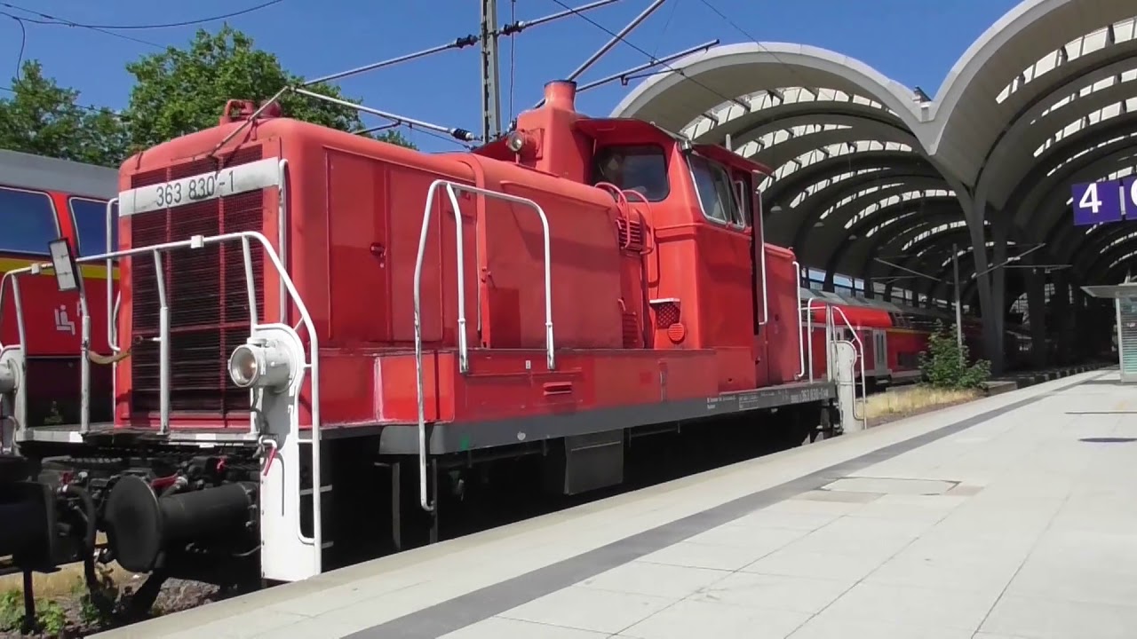V60 / Baureihe 363 in Kiel Hbf im Sommer 2018