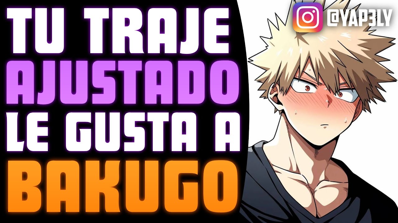 Tu traje AJUSTADO le gusta a Bakugo 🤭 | Bakugo ASMR Roleplay | ASMR Bakugo