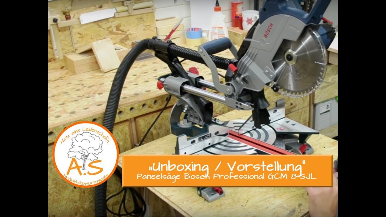 Unboxing / Vorstellung Paneelsäge Bosch Professional GCM 8 SJL