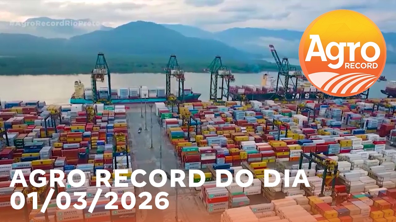 Agro Record do dia 01 março de 2026