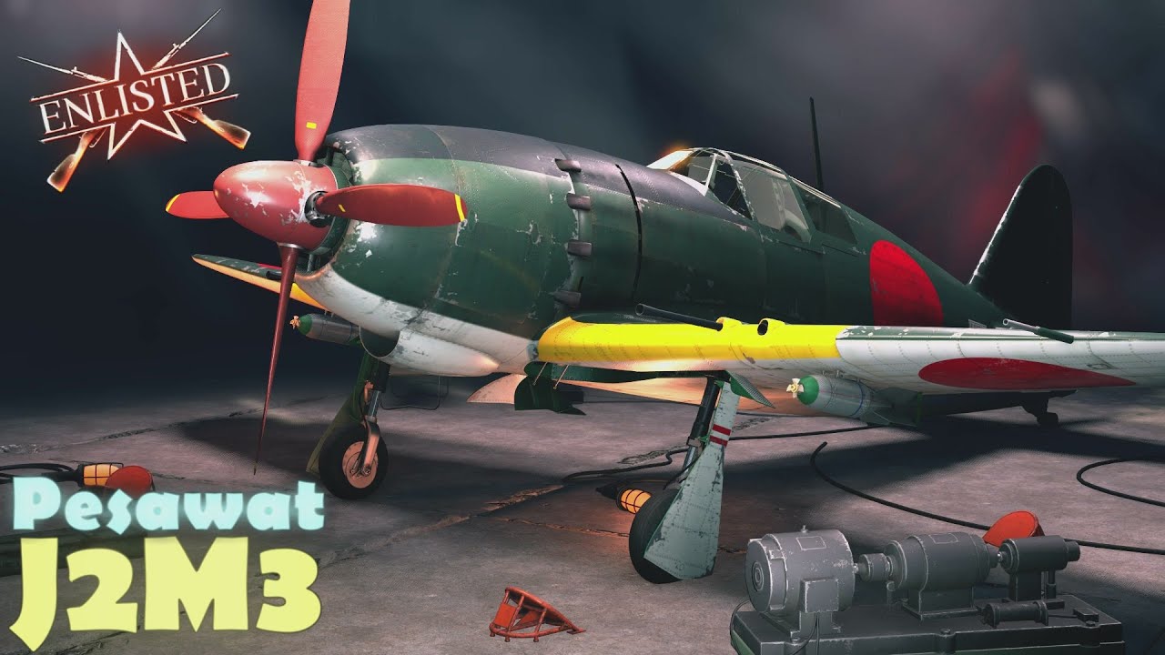 PESAWAT TEMPUR PENCEGAT BOMBER!! J2M3 ENLISTED ep78