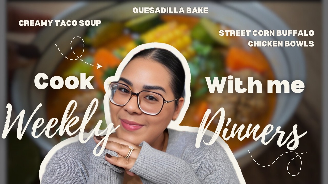 Cook with me | Weekly Dinners 🍲🍅😋