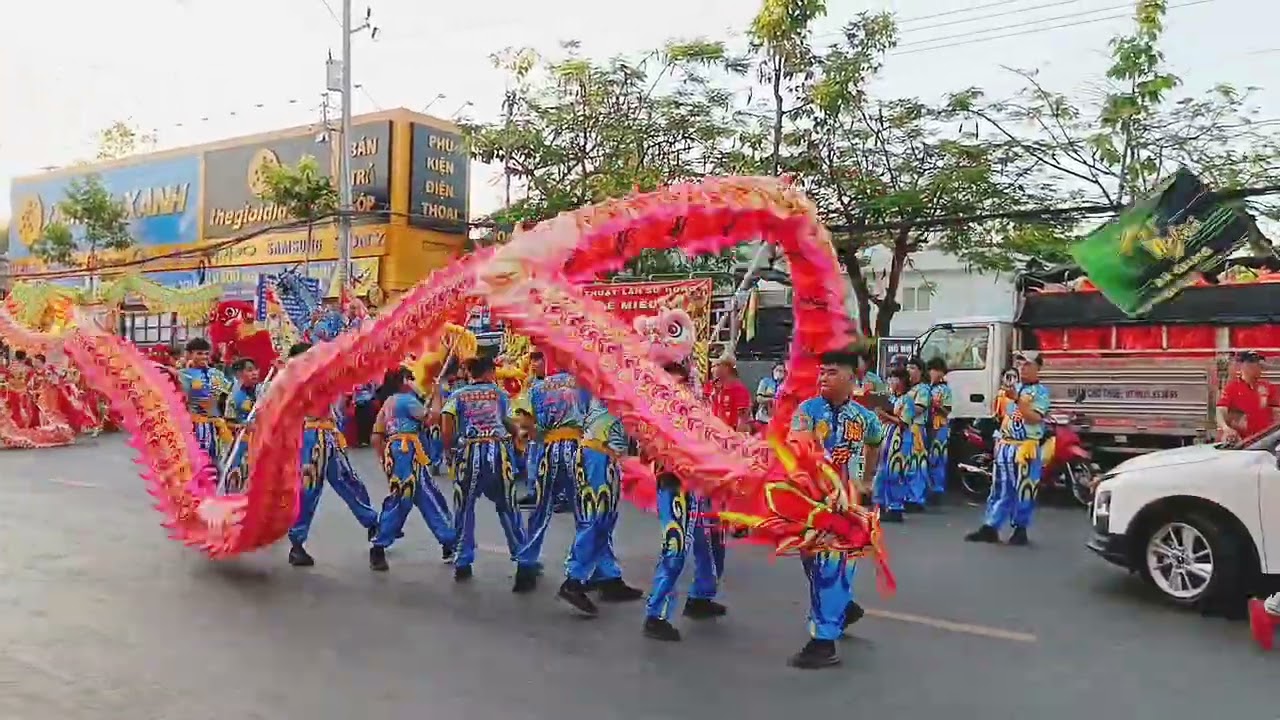 #lsrvietnam Biểu Diễn Lân Rồng Đường Phố Trước Thềm Giao Thừa Tại Vĩnh Tế 2026